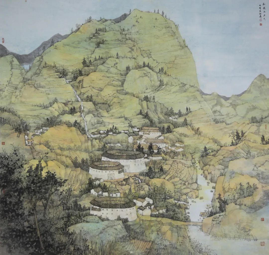 张锦华山水画 | 流淌在闽山云雾间的无穷画意