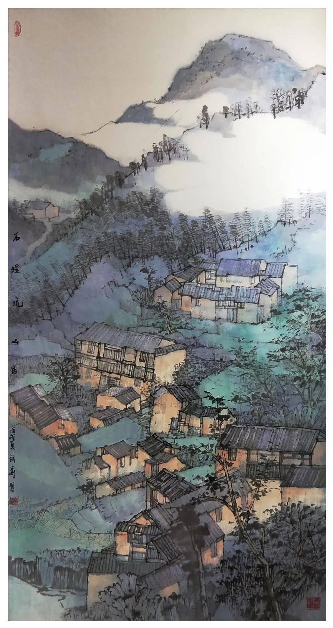 张锦华山水画 | 流淌在闽山云雾间的无穷画意