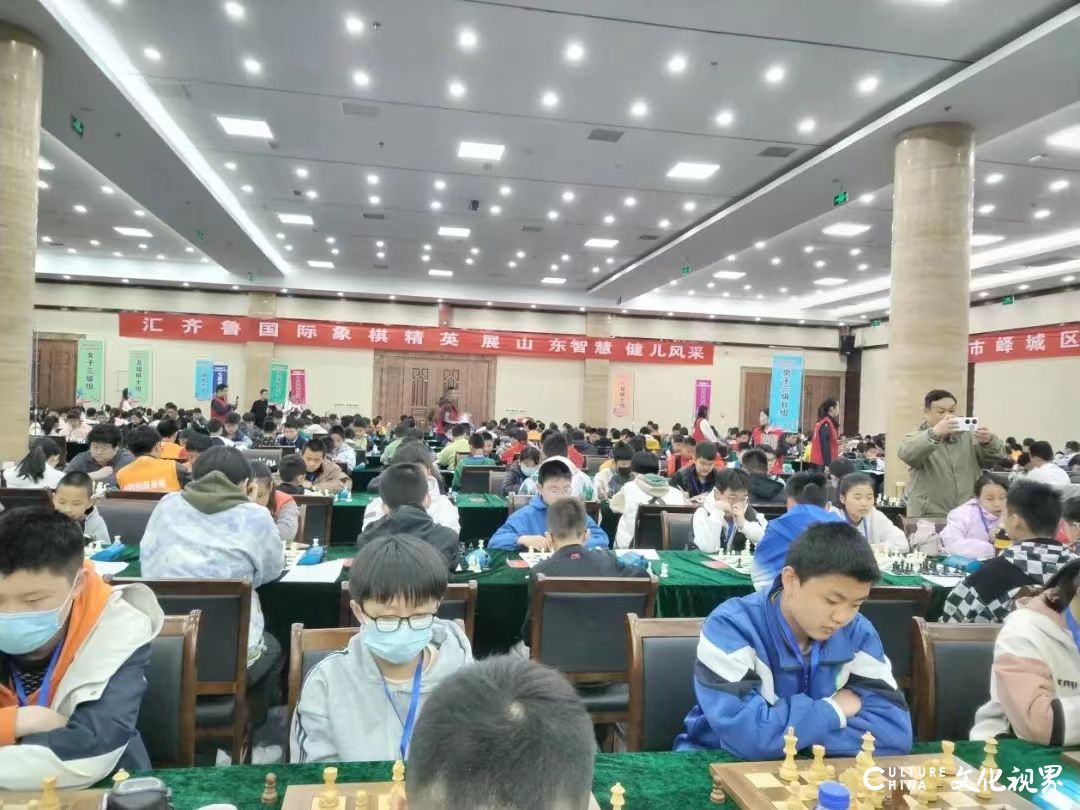 2024年“费米智能棋盘”杯山东省国际象棋等级赛在枣庄市峄城区隆重开赛