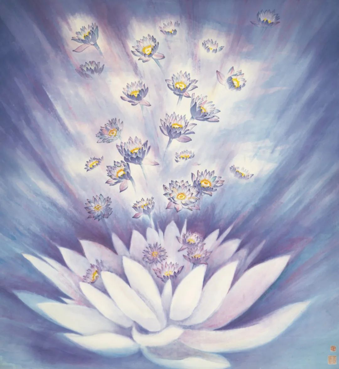 色彩斑斓的意象时空，“花开圣境——张德娜绘画艺术展”将于4月19日在济南开展