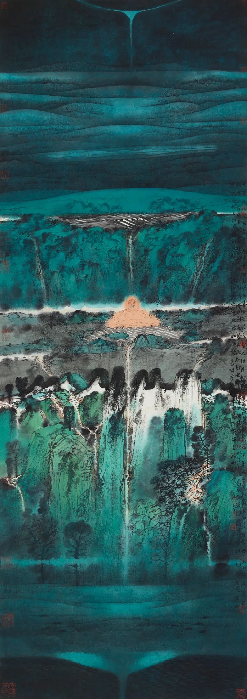 “天地人和·大道不孤——卢禹舜中国画作品展”在重庆美术馆开幕，展期至5月15日