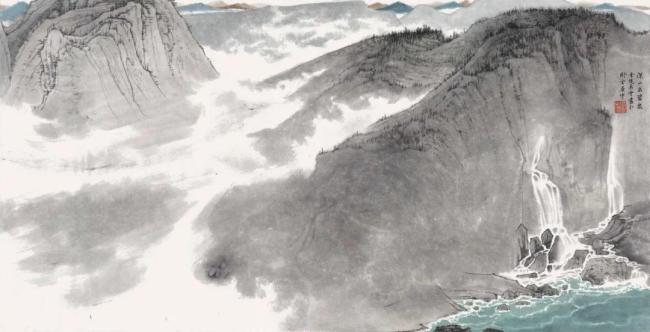“未见山——高云山水作品巡展”在扬州瘦西湖展出中，30余件新作亮相