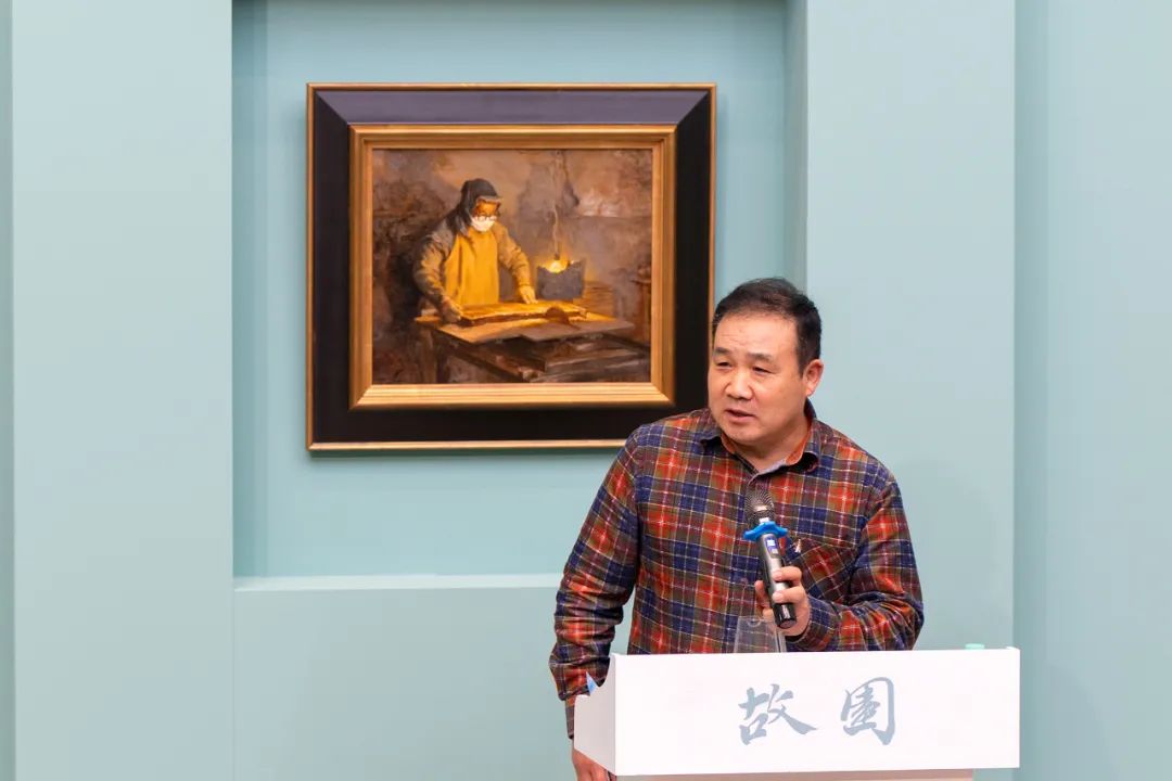 走出画室深情绘乡愁，“故园——方向明绘画作品展”在北京云上美术馆开幕，展期至5月3日