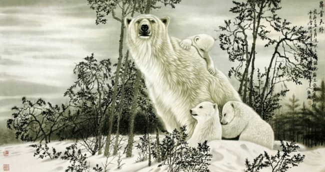 飞天金丝如原生，神态各异展心迹——吕维超堪比“珠峰”高度的工笔动物画