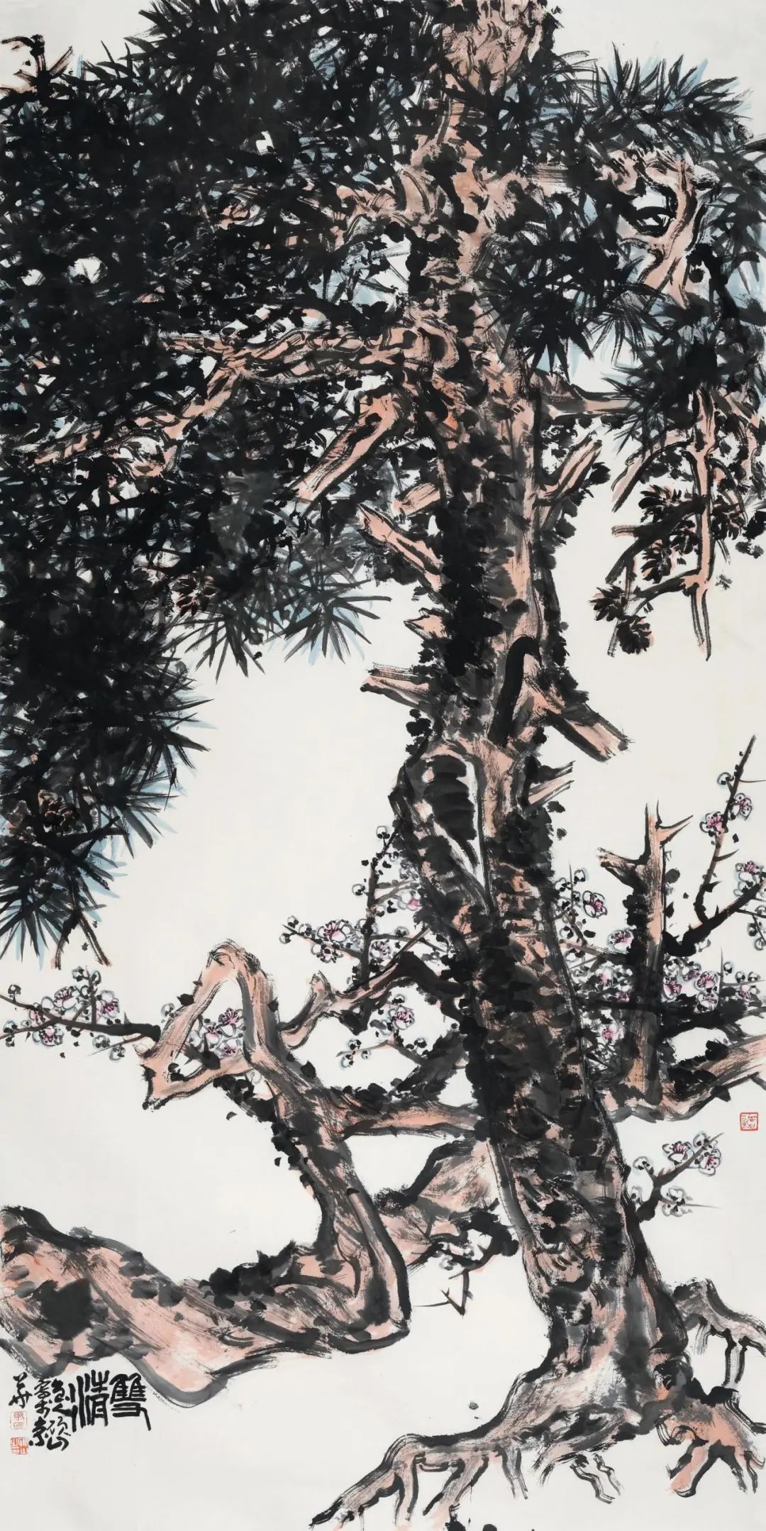 马硕山的水墨花鸟——江山代有才人出 书画精进上层楼