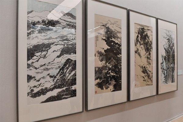 “笃行——罗公染随笔水墨展”昨日在中国美术馆开幕，展期至4月28日