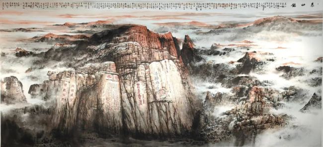 用画笔捕捉“五岳之首”的自然与人文之美——范杰导师班走进泰山写生