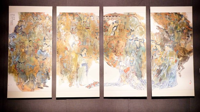 “远行·回望——张宏宾艺术回顾展”今日在山东美术馆开幕
