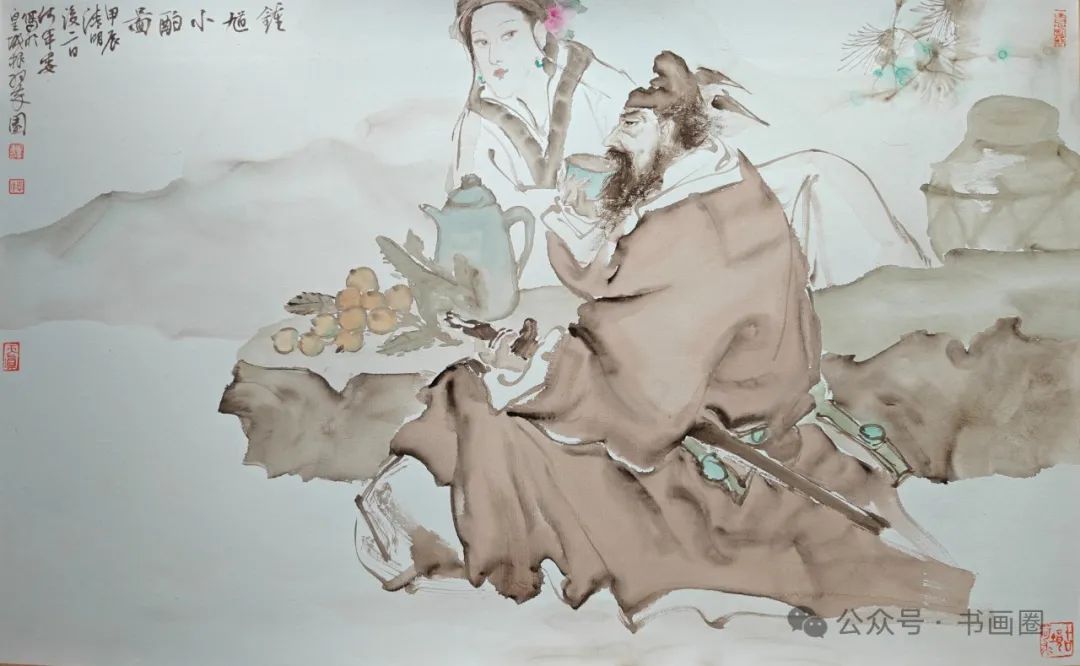 著名画家何军委受邀参展，“大美中国·宋词意境——世界地球日主题中国画作品展”今日在京开展