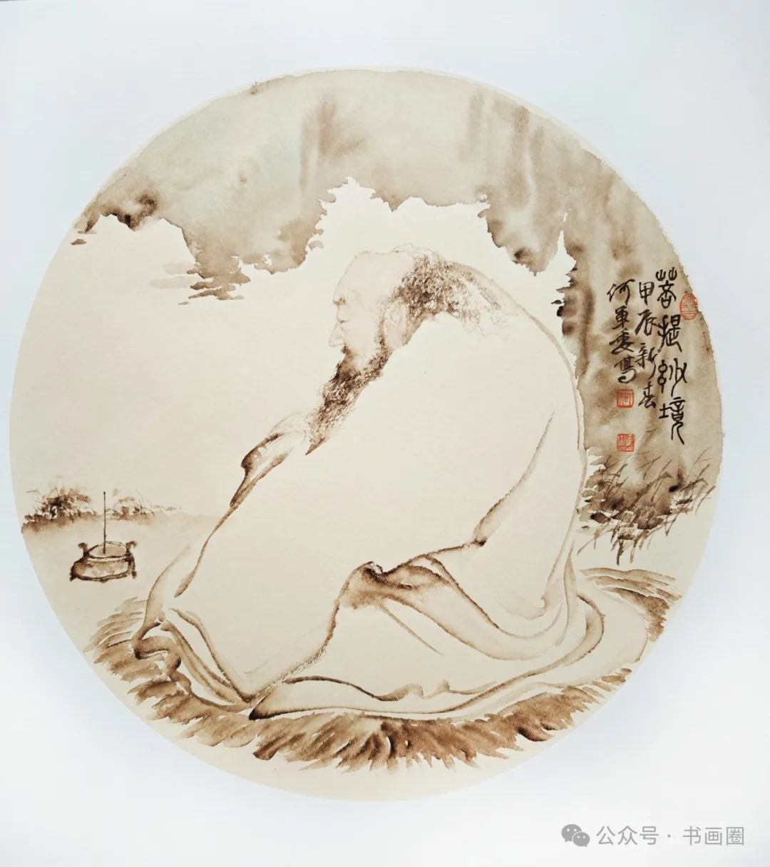 著名画家何军委受邀参展，“大美中国·宋词意境——世界地球日主题中国画作品展”今日在京开展