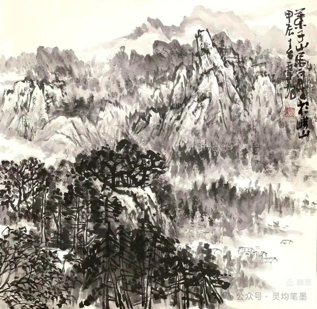 陈灵均北九水采风丨屏花蔚竹依幽观，海市岚光庇道山