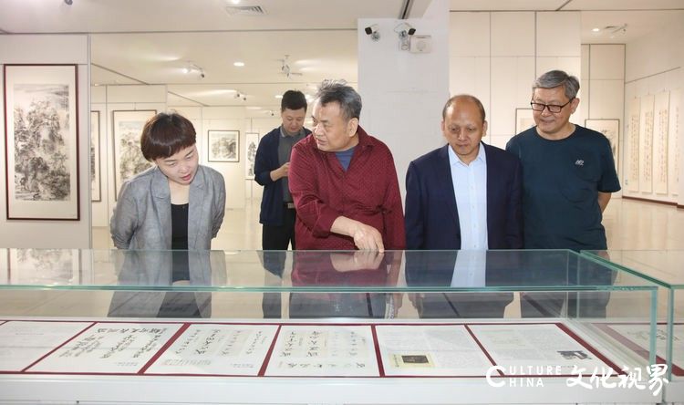 “盛洪义书画篆刻邀请展”在济阳美术馆隆重开幕