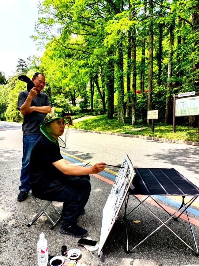 张伟觉圣缙云写生｜写生不是简单地对景描摹，更包含着对物象的认知和审美取向