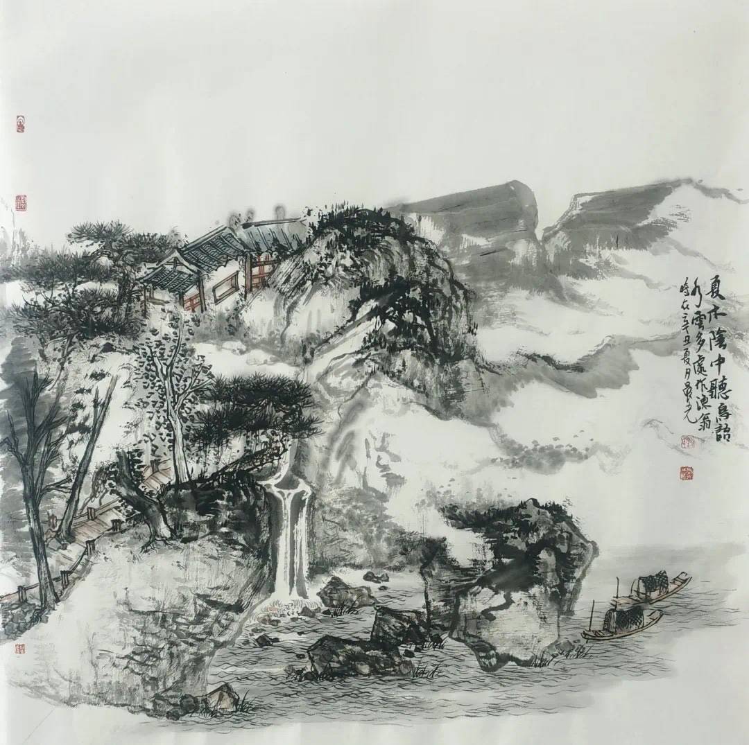 胸有丘壑 笔底波澜——刘晨光山水画作品雅赏