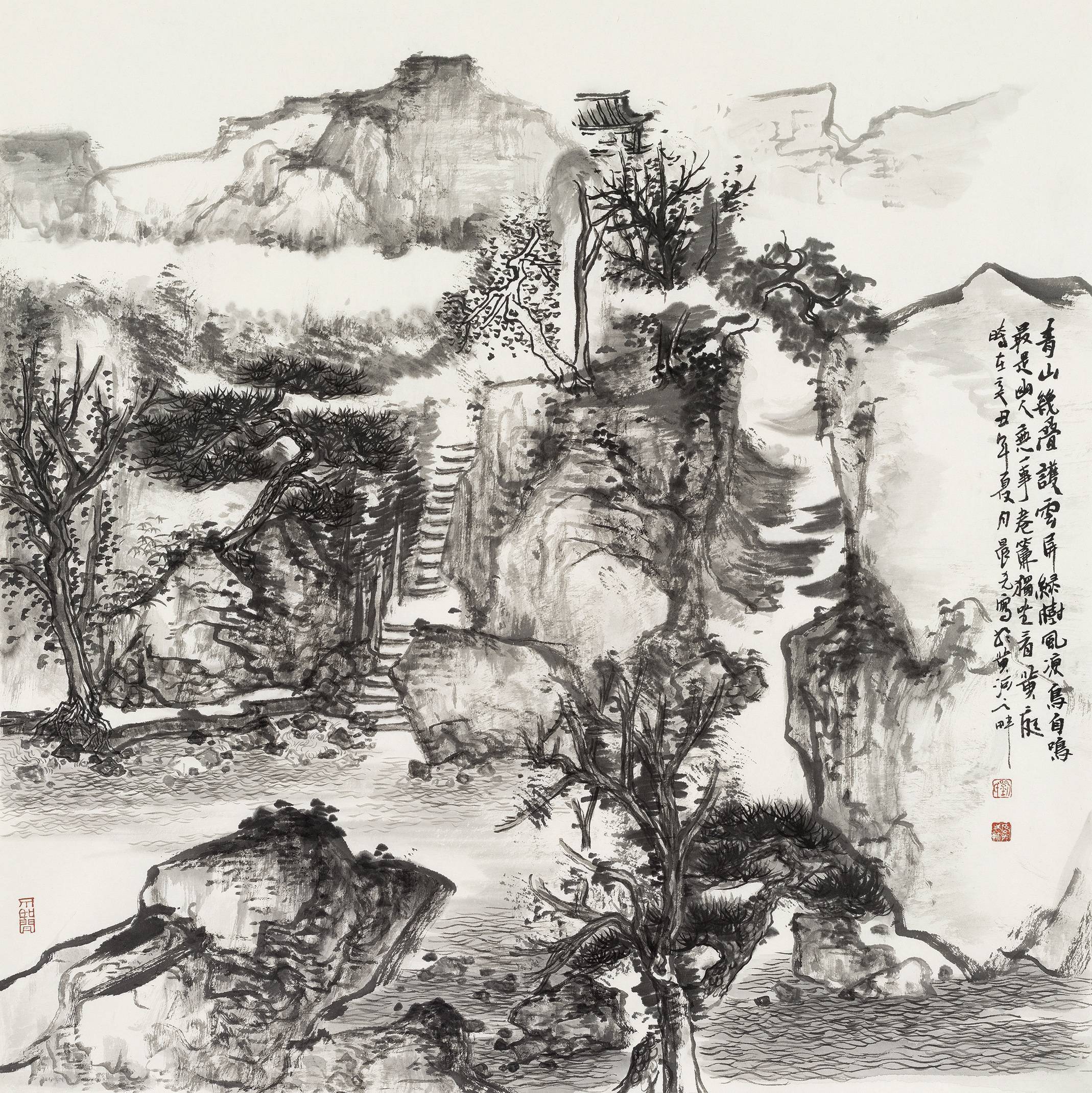 胸有丘壑 笔底波澜——刘晨光山水画作品雅赏