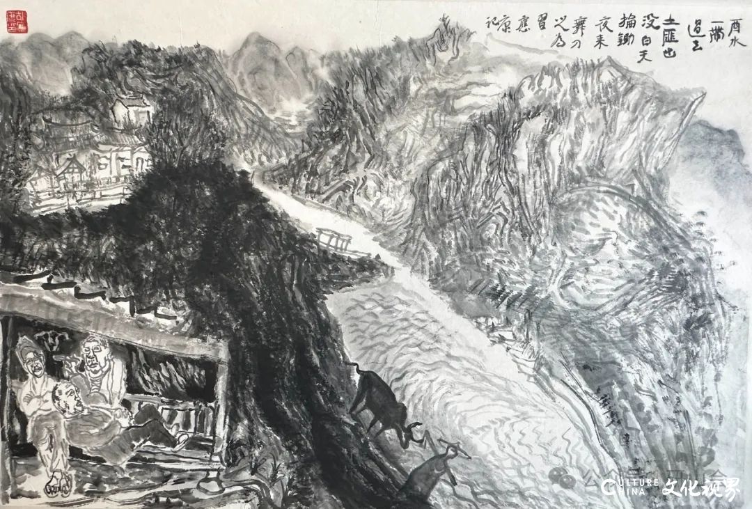 山水画是面向自然的自我追问，画家胡应康参展“依山傍水·山水圈2024学术年展”