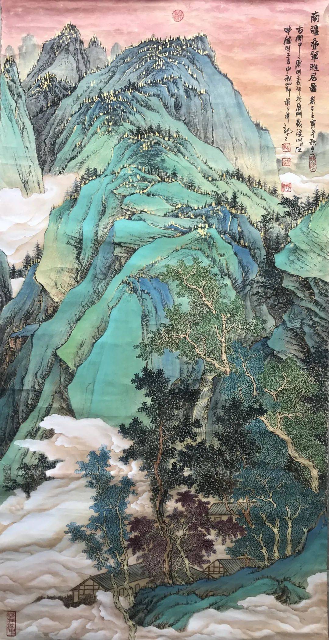 身在山水之间，心在山水之外——体味康明义青绿山水画作的笔墨情怀