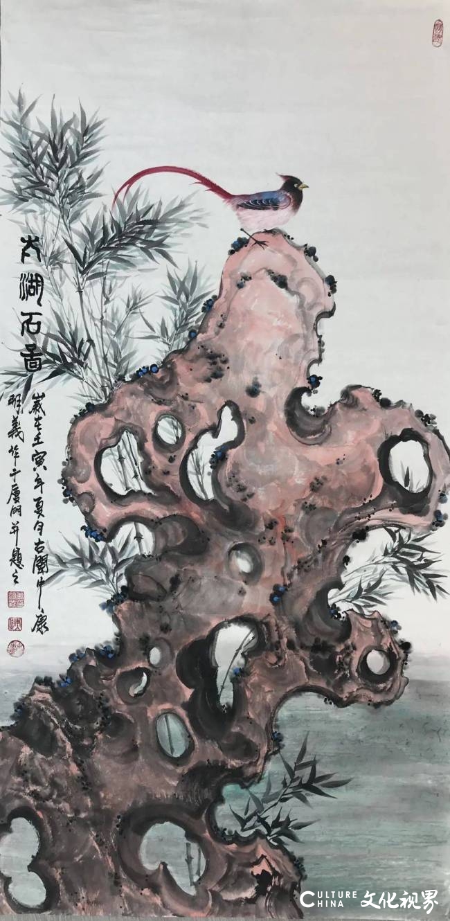 身在山水之间，心在山水之外——体味康明义青绿山水画作的笔墨情怀