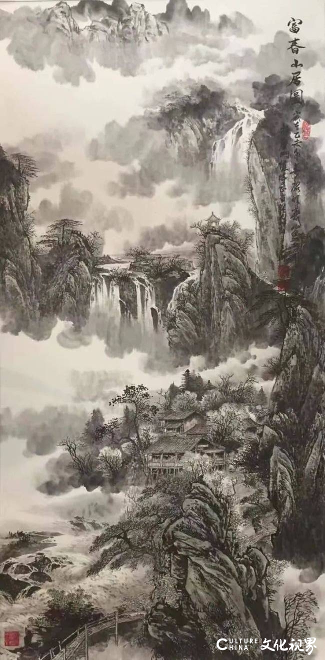 身在山水之间，心在山水之外——体味康明义青绿山水画作的笔墨情怀