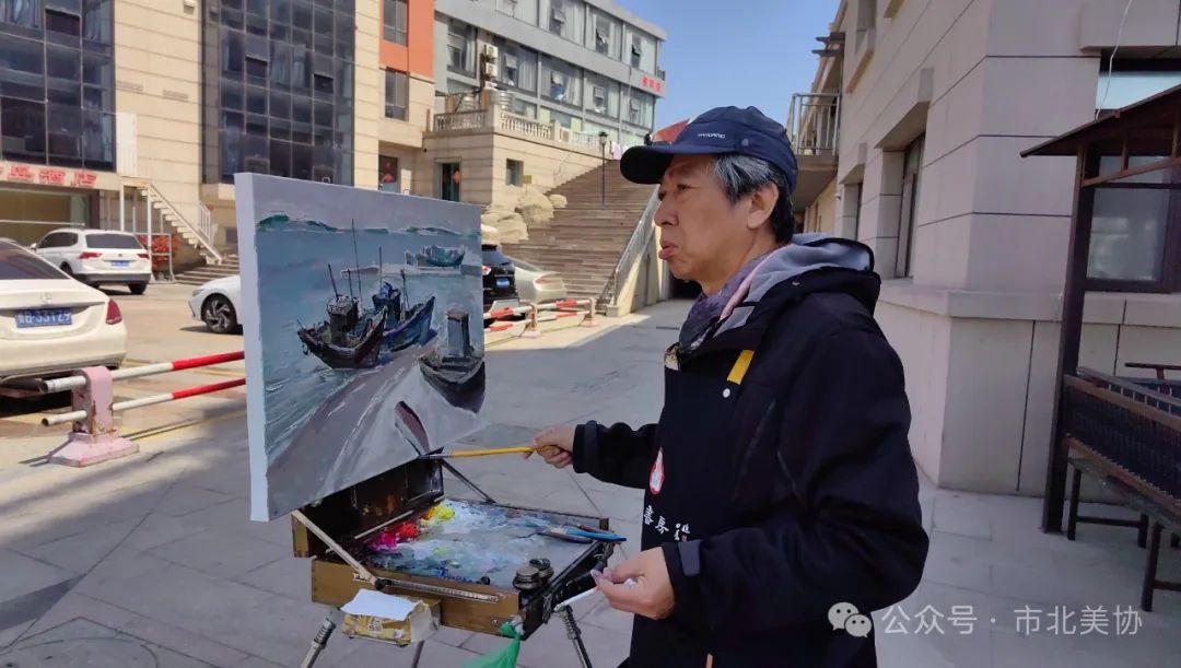 碧海红屋顶，绿树绕人家——刘青砚应邀参加“一处风景·2024油画名家学术邀请展”名家写生采风活动