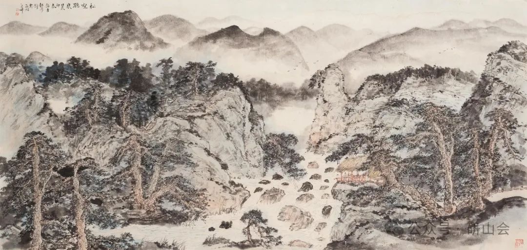 著名画家林海钟应邀参展“依山傍水·山水圈2024学术年展”