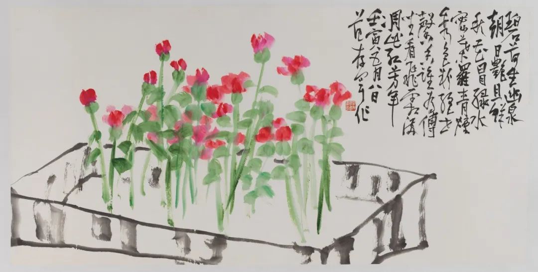 青山迤逦芳草香 | “山花烂漫——范存刚、朱赓博中国画邀请展”将于5月18日在青岛开展