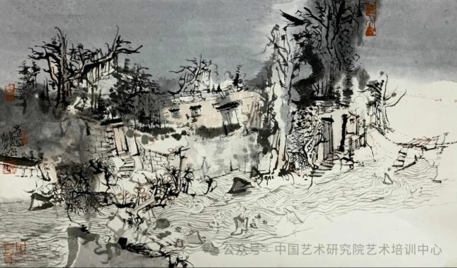 导师王静芳，中国艺术研究院艺术培训中心2024当代山水画笔墨语言形态建构研修班开始招生