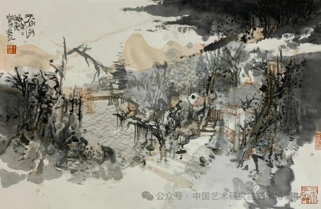 导师王静芳，中国艺术研究院艺术培训中心2024当代山水画笔墨语言形态建构研修班开始招生