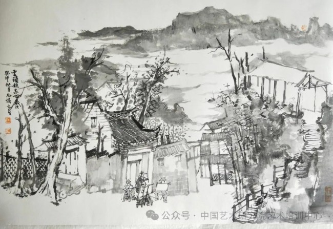 导师王静芳，中国艺术研究院艺术培训中心2024当代山水画笔墨语言形态建构研修班开始招生