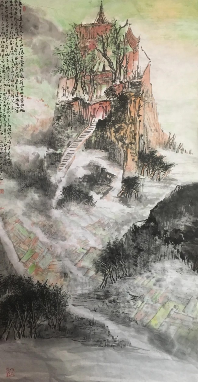 曲修诚应邀参展，“澄怀观道——当代中国画名家邀请展”将于明日在天津开展