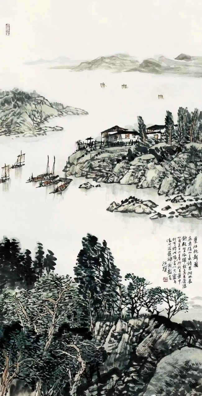 施江城应邀参展，“澄怀观道——当代中国画名家邀请展”今日在天津开展