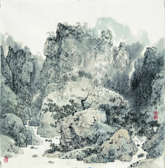 武羽竞应邀参展，“澄怀观道——当代中国画名家邀请展”今日在天津开展