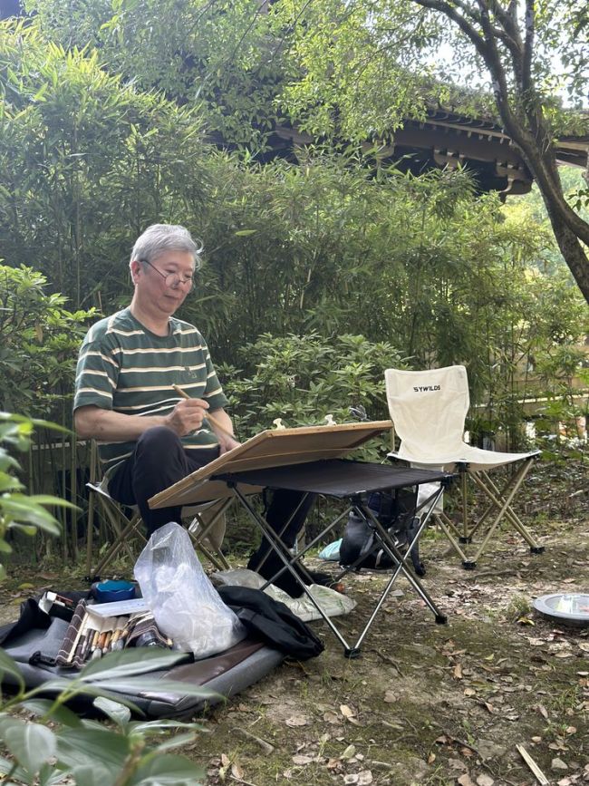 张伟觉圣绍兴、丽水写生丨一幅好的写生与创作是带有生命律动、生命热情和生命力的