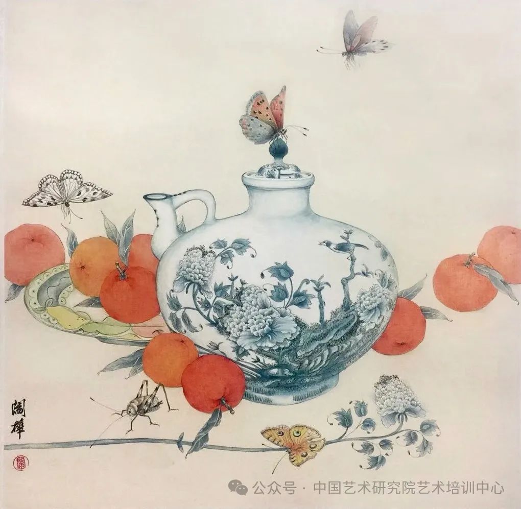 导师樊蕾，中国艺术研究院艺术培训中心2024当代中国工笔花鸟画研修班开启招生