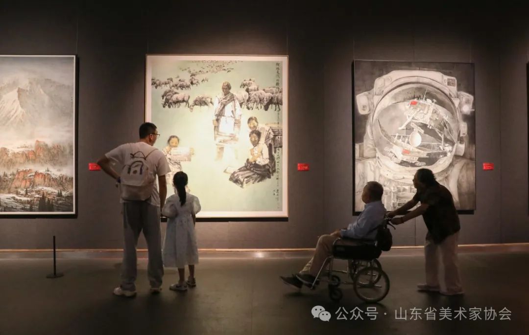 第十四届全国美展山东作品展（中国画、油画）今日在山东美术馆开展