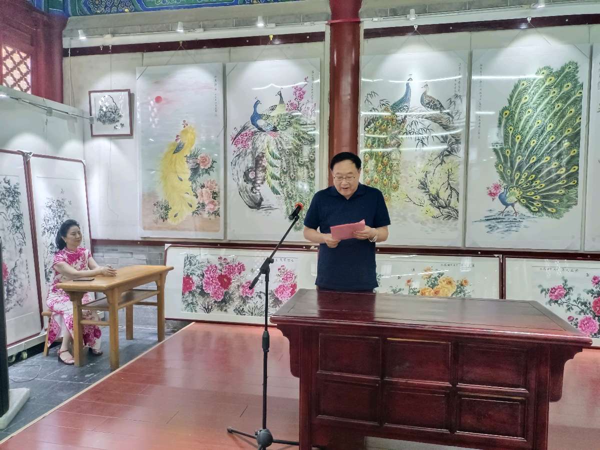 书画与戏剧的美丽邂逅，“柳媛墨香——陈媛个人花鸟画书画展”在济南开展