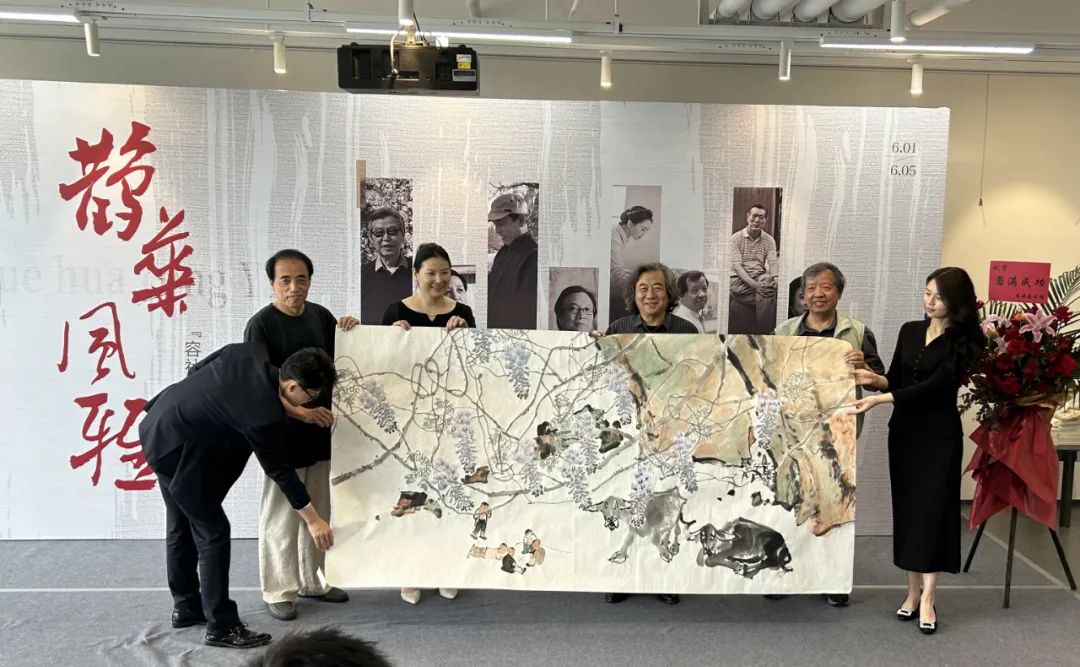 一场跨越江河的艺术交流——鹊华风雅“容社”中国画作品展在杭州开幕