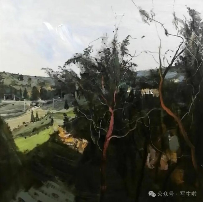 李晓春风景写生丨情感与自然有共鸣，作品因灵性而鲜活