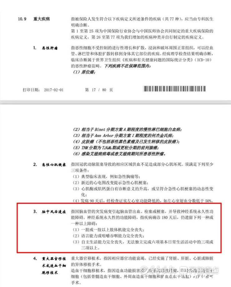 到底啥才算“重疾”？——老人急性脑梗动了大手术，瑞众人寿保险公司一年缴费八千多的重疾险竟拒赔