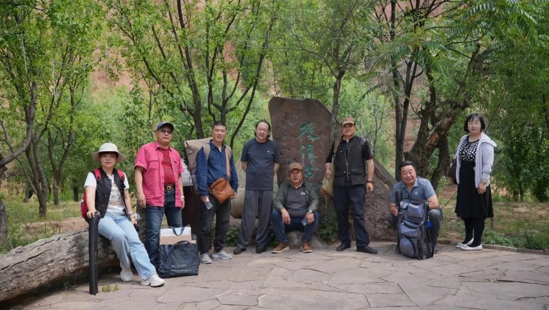 共绘山西好风光——著名画家贾荣志、刘明雷、张峰、于释博赴山西采风写生