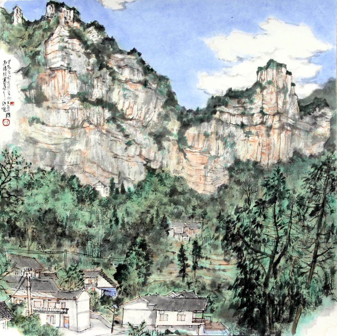 许俊写生贵州丨感受革命历史，尽揽河山新貌