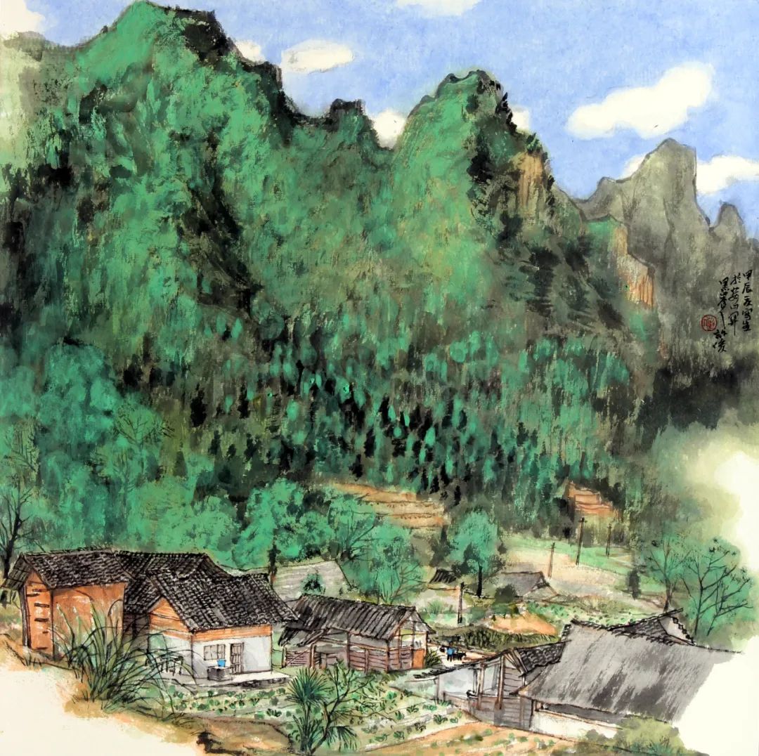 许俊写生贵州丨感受革命历史，尽揽河山新貌