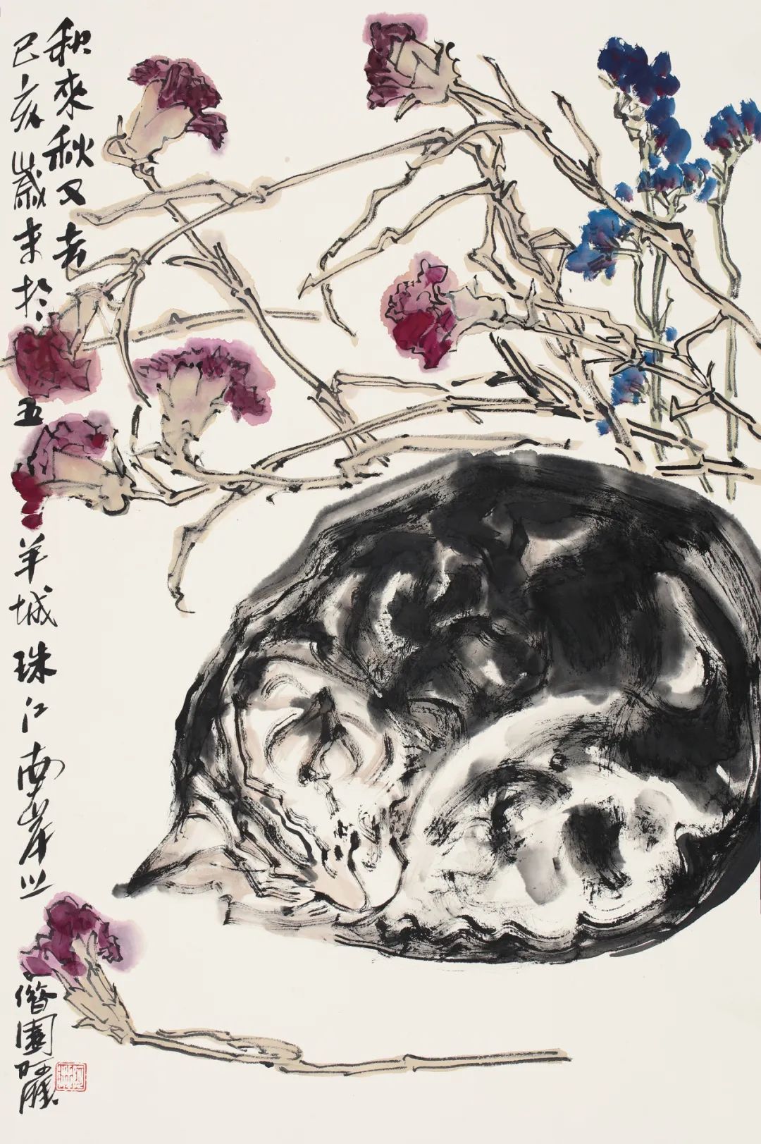 “花间寻意——当代花鸟画研究展”在广州画院美术馆开展，展期至7月7日