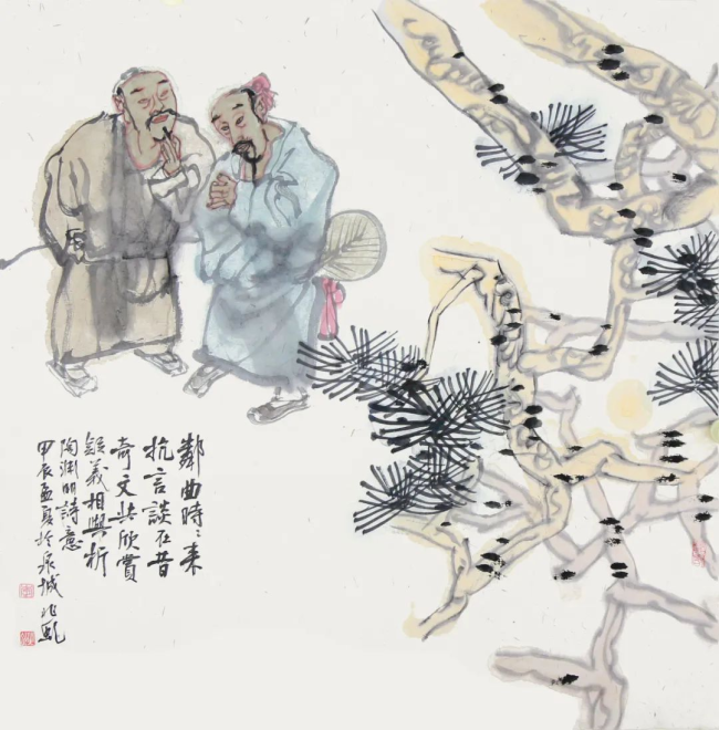 笔墨当随时代，精神凝聚笔端——著名画家赵建军、李兆虬走进文化视界