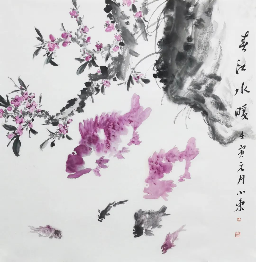 伍小东花鸟作品品鉴丨犹如“花间鸟语”般纯净，清新脱俗