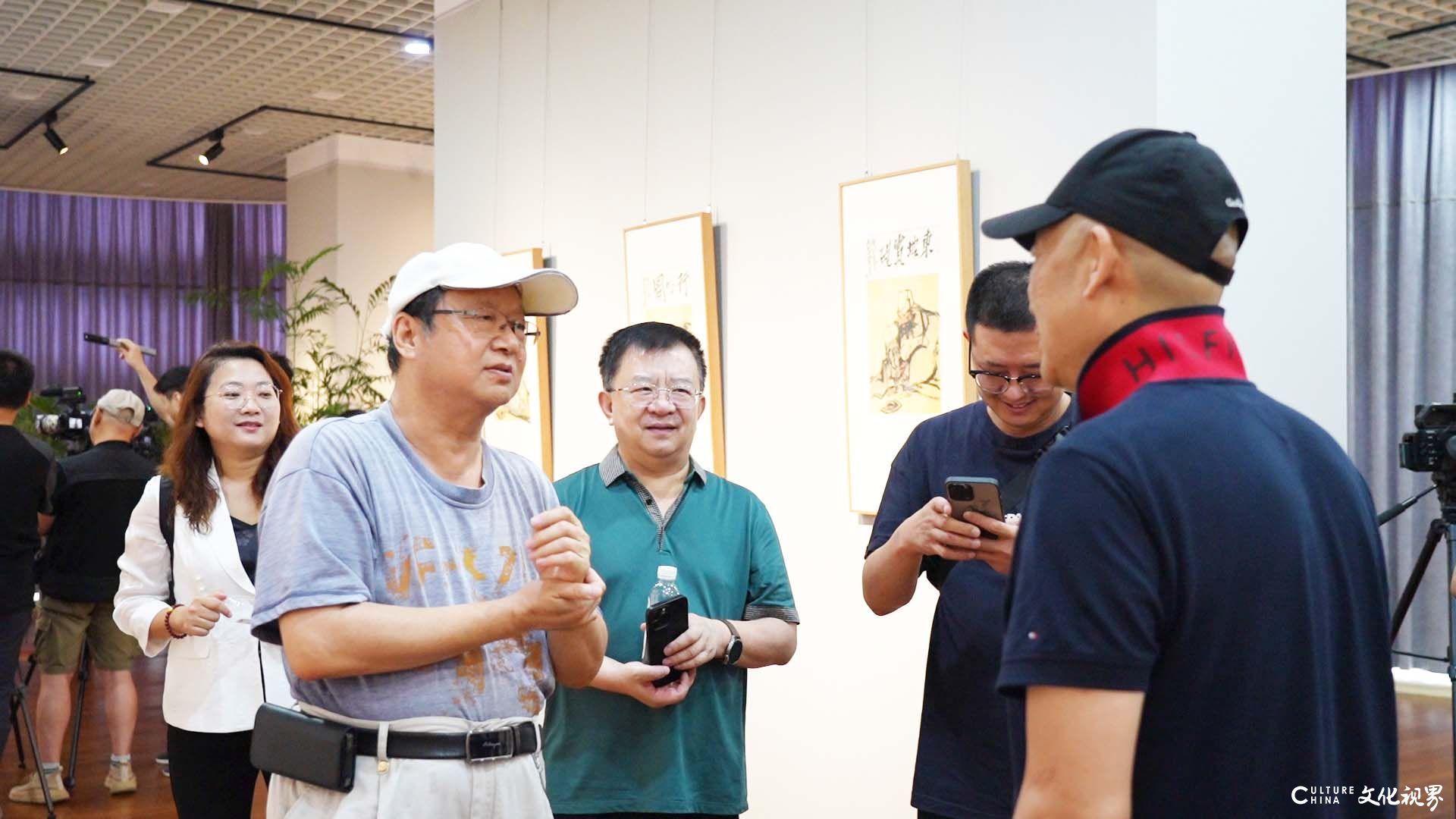 炎夏送清凉！“一抹清凉——甲辰夏至中国画六人作品展”在济南盛大开展