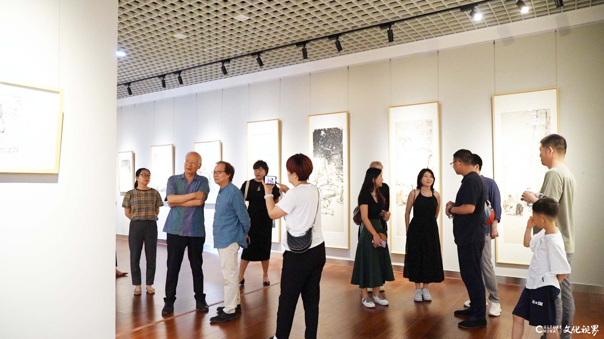 炎夏送清凉！“一抹清凉——甲辰夏至中国画六人作品展”在济南盛大开展