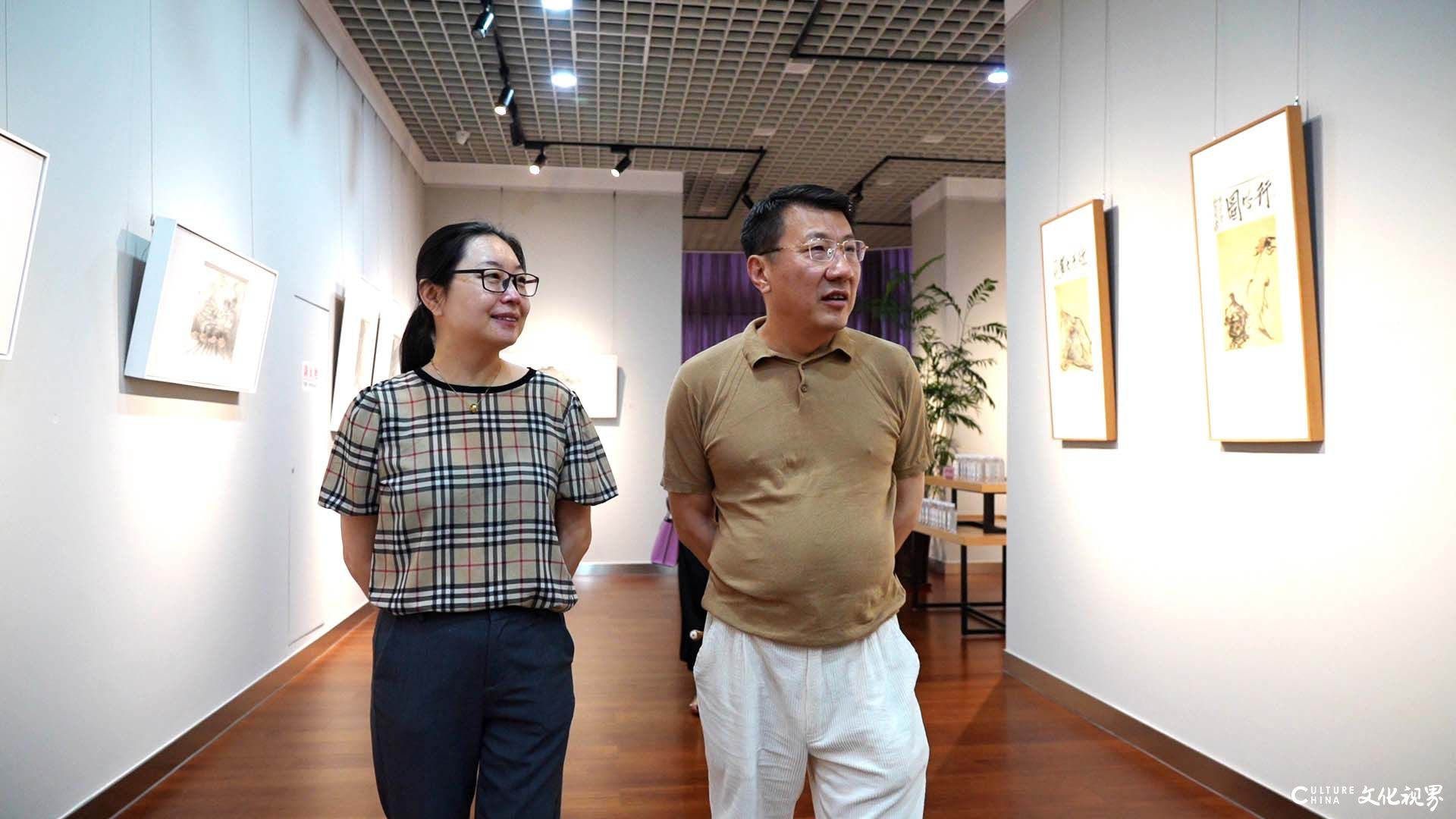 炎夏送清凉！“一抹清凉——甲辰夏至中国画六人作品展”在济南盛大开展