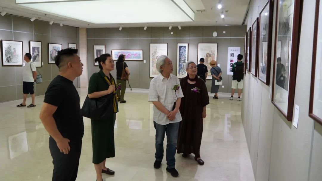 “游心物外——范一冰、任庆萍、左文辉、黄建时中国画作品展”在湖州开幕，展期至6月30日