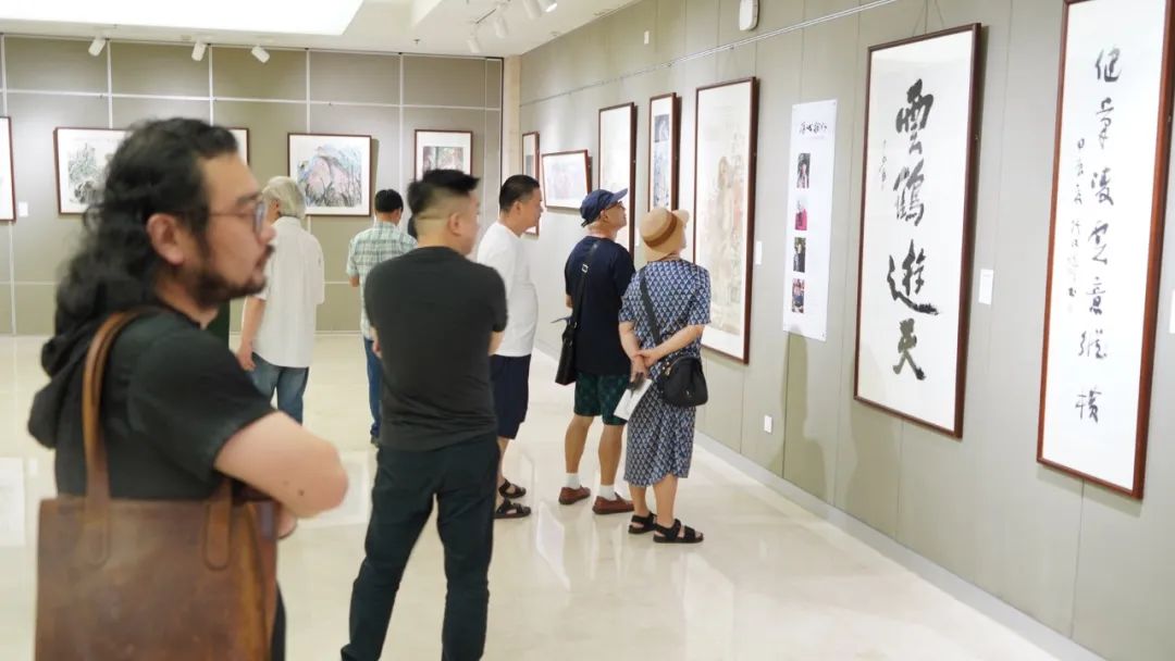 “游心物外——范一冰、任庆萍、左文辉、黄建时中国画作品展”在湖州开幕，展期至6月30日